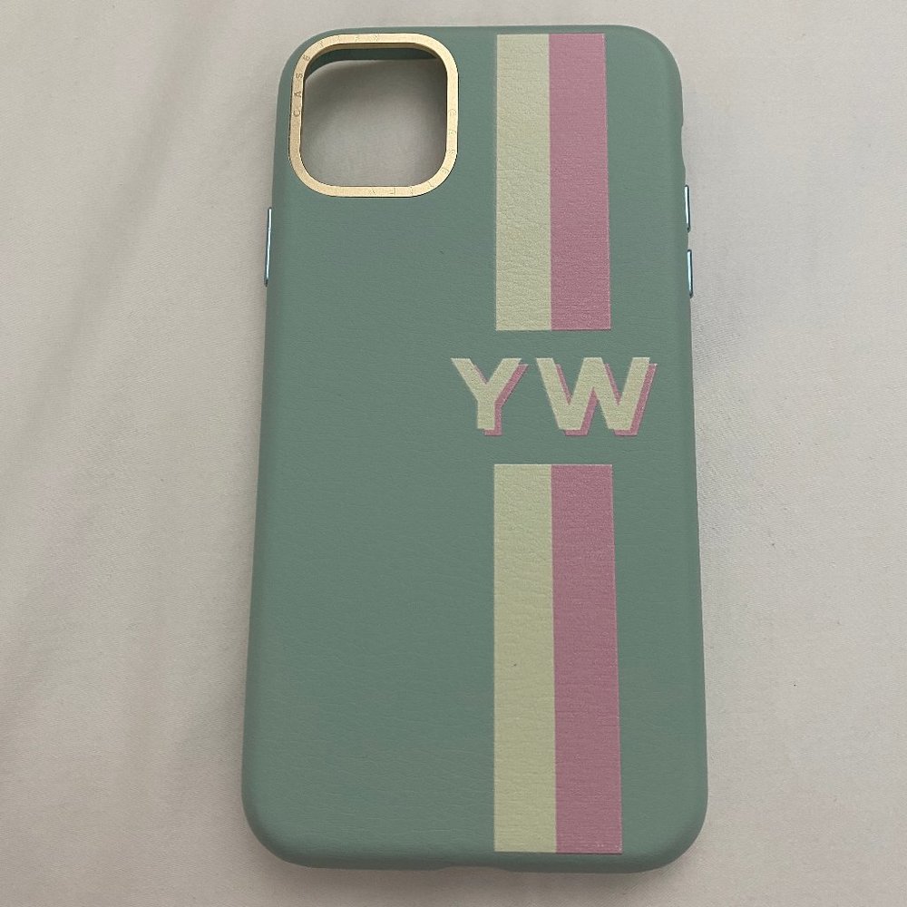 Casetify iPhone 11 Pro Max Monogram Leather Case